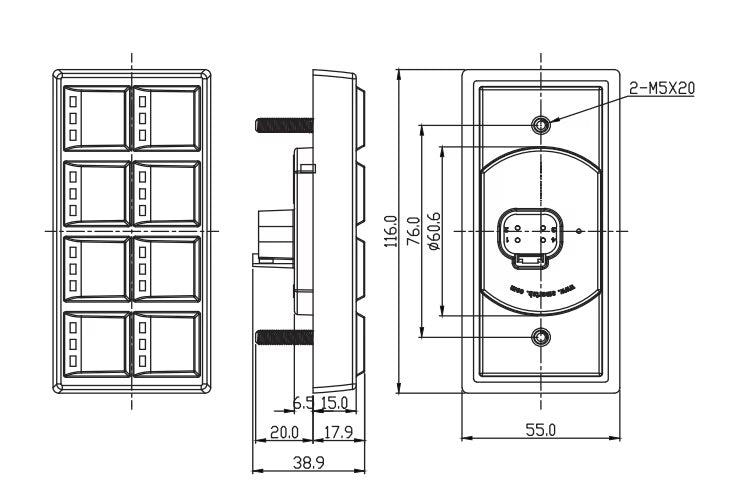 CanBus Keypad ST1H8B