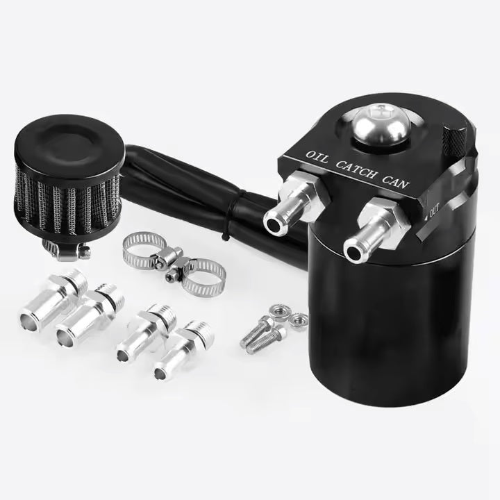 Universal Baffled Aluminum Oil Catch Can