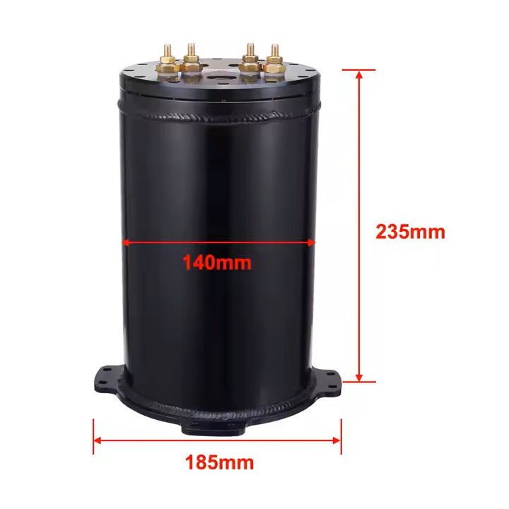 2.8 L Fuel Surge Tank for Twin Fuel Pumps